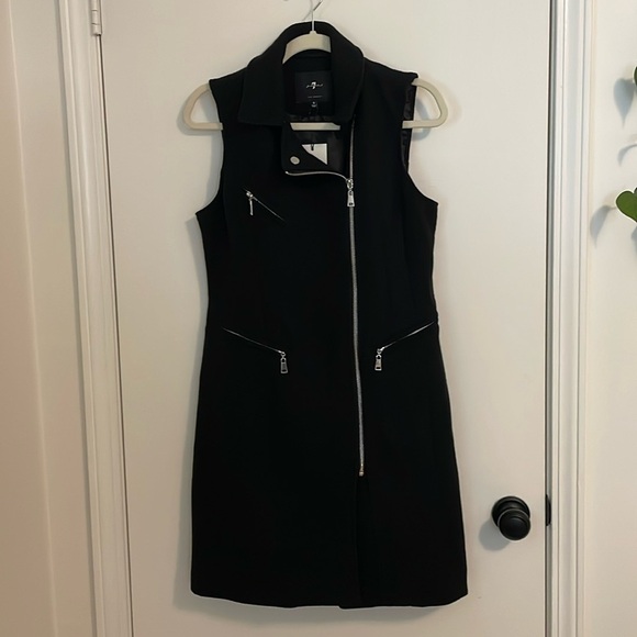 Seven For All Man Kind Moto Vest Dress - Picture 1 of 8